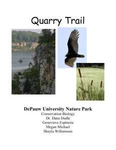 Quarry Trail – Points of Interest