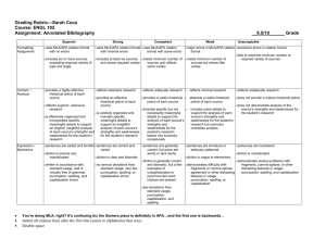 Text-in-Context Rubric
