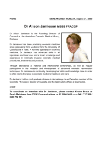 Dr Jamieson`s profile