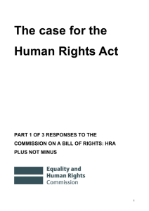 4. The effectiveness of the Human Rights Act