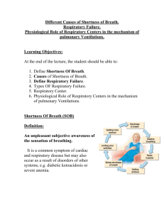 Different Causes of Shortness of Breath