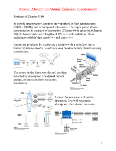 UV-Visible Molecular Absorption Spectrometry