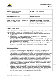 PESI2703 - Job description - North Lincolnshire Council