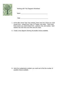 2: Working with Tree Diagrams Worksheet