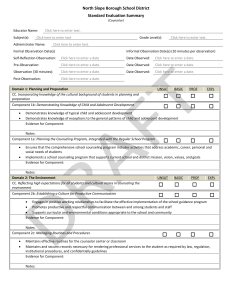 North Slope Borough School District Standard Evaluation Summary