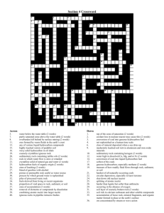 Section 4 Crossword
