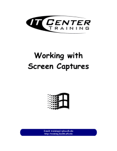 ScreenCaptures-Handout - UF Health Information Technology