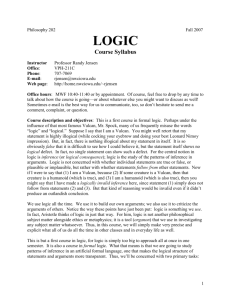 Philosophy 202: Logic - Northwestern College Blogs