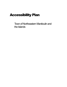 Town of NEMI Accessibility Plan