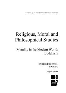 RMPS: Morality In The Modern World - Buddhism For