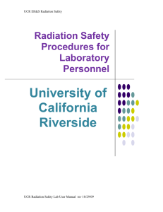 Radioactive Waste Management (Radiation Safety Manual)