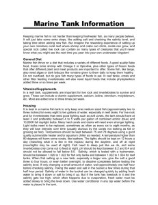 Marine Tank Information
