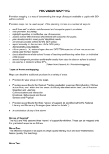A) Provision Mapping by Year Group
