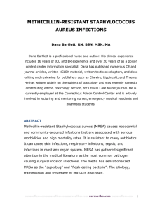 methicillin-resistant staphylococcus aureus infections