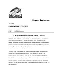 Inaugural MCAC Reef Fund Lionfish Round-Up