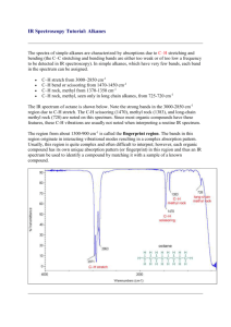 IR Spectroscopy Tutorial: Alkanes