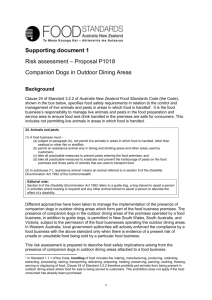 word 176 kb - Food Standards Australia New Zealand