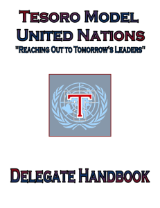 MUN Guidebook - TesoroMUN.com