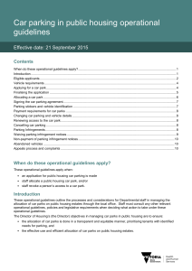 Car parking in public housing operational guidelines (Word 177.0 KB)