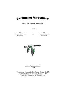 The Teacher Collective Bargaining Agreement.