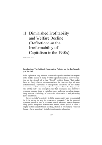 Welfare Decline and the Crisis of Democracy, by Th. Pelagidis, L. T.