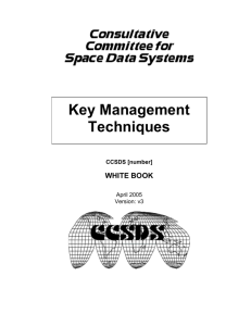 CCSDS Key Management v3 - The CCSDS Collaborative Work