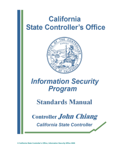 Information Security Standards - The California State University