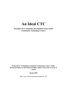 An Ideal CTC - The University of Texas at Austin