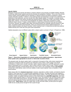 Aquatic Ecosystems - Natural Resource Ecology and Management