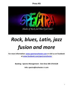 Press Kit Rock, blues, Latin, jazz fusion and more For more