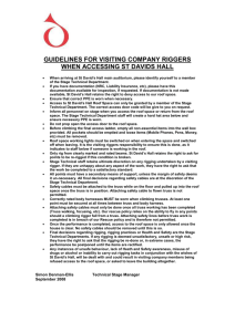 Guidelines for Visiting Riggers