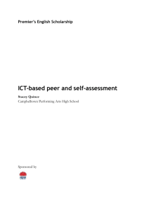 ICT-based peer and self-assessment
