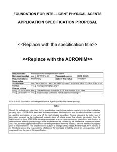 Application Specification Proposal Template
