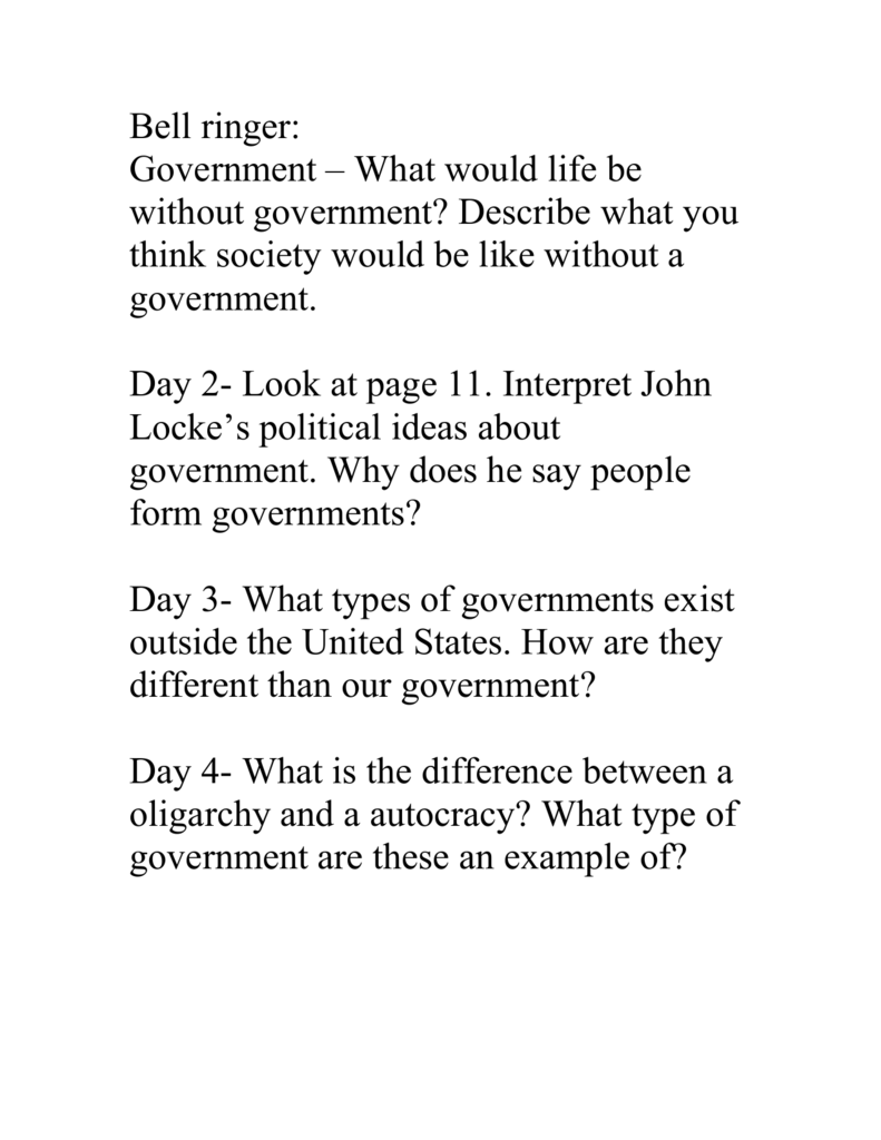 the form of government in the united states is