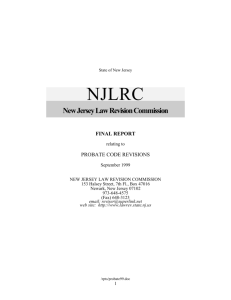 Word - New Jersey Law Revision Commission