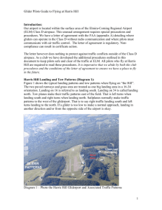 Glider Pilot`s Guide to Flying in Harris Hill Airspace