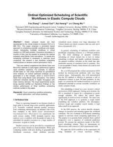 Dynamic Workflow Optimization on Virtual Clusters for Cloud