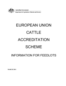2.2 Cattle permitted on EUCAS feedlots