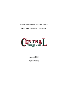 CODE OF BUSINESS CONDUCT AND ETHICS