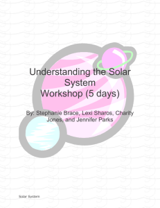 Understanding the Solar System - NWACC