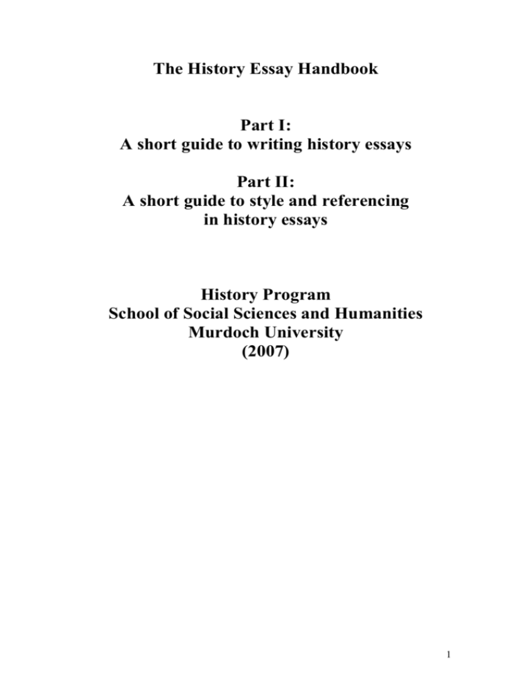 a handbook of essays pdf free download