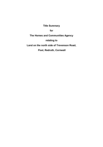 Title Summary Report - Homes and Communities Agency