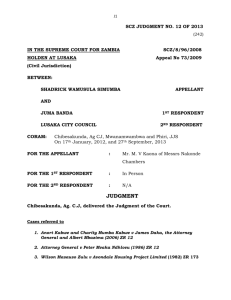 No. 12 JUDGMENT EDITED Shadrick Simumba