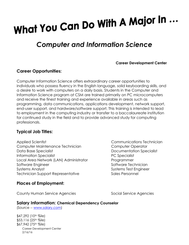 Computer and Information Science