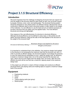 Project 3.1.5 - Structural Efficiency