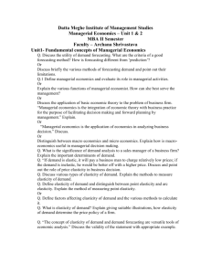 Unit1- Fundamental concepts of Managerial Economics