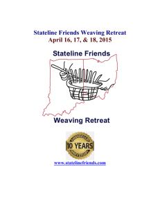 Stateline Friends Weaving Retreat