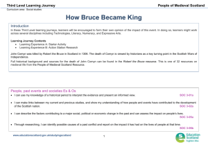How Bruce Became King learning journey - Third level