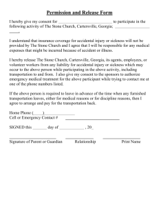 Permission and Release Form