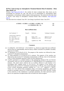 Data Sheet ROO_42 - IUPAC Task Group on Atmospheric Chemical